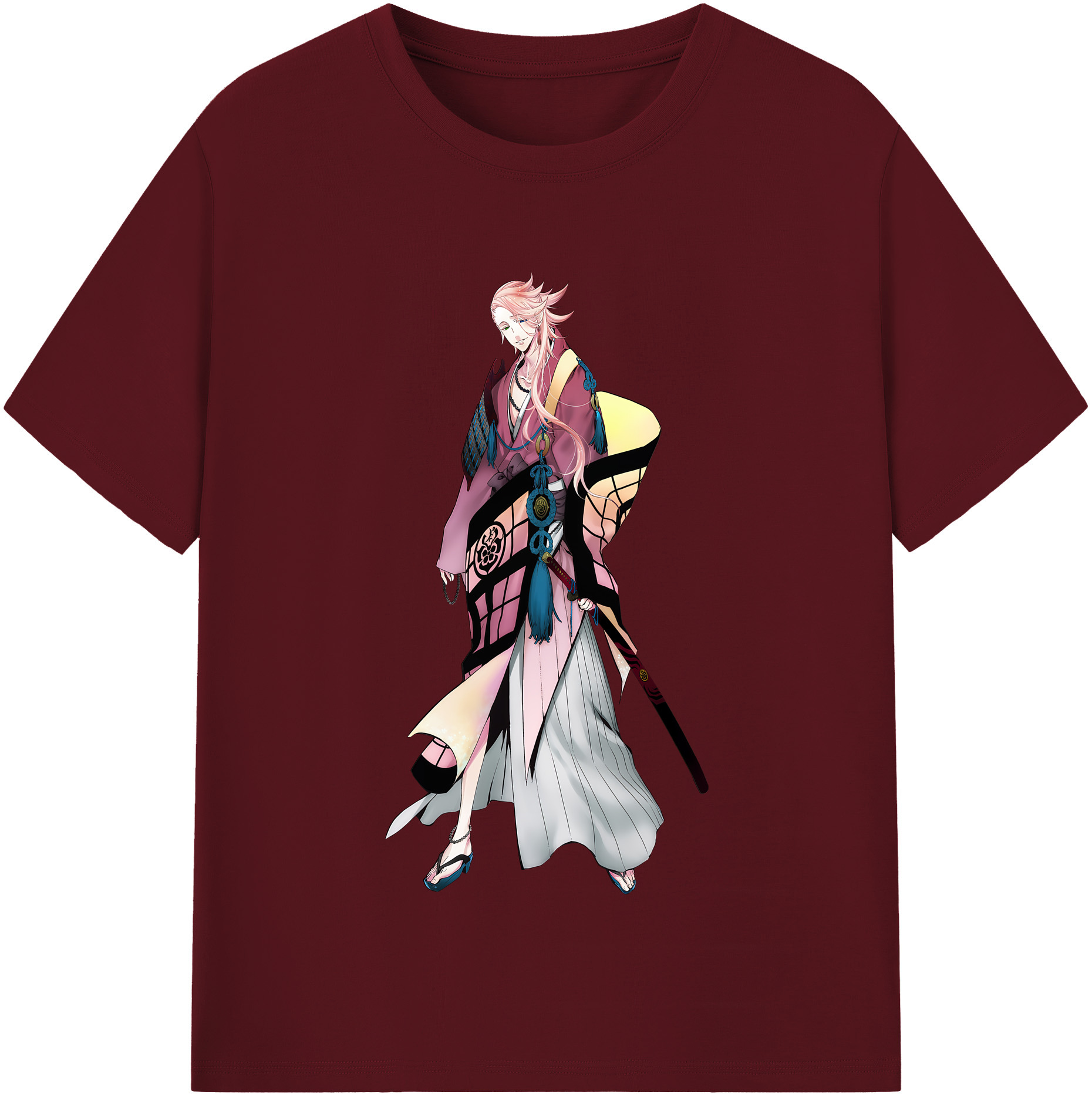 （画像用） 刀剣乱舞 Touken Ranbu 綿100％半袖Tシャツ（フロントプリント）
